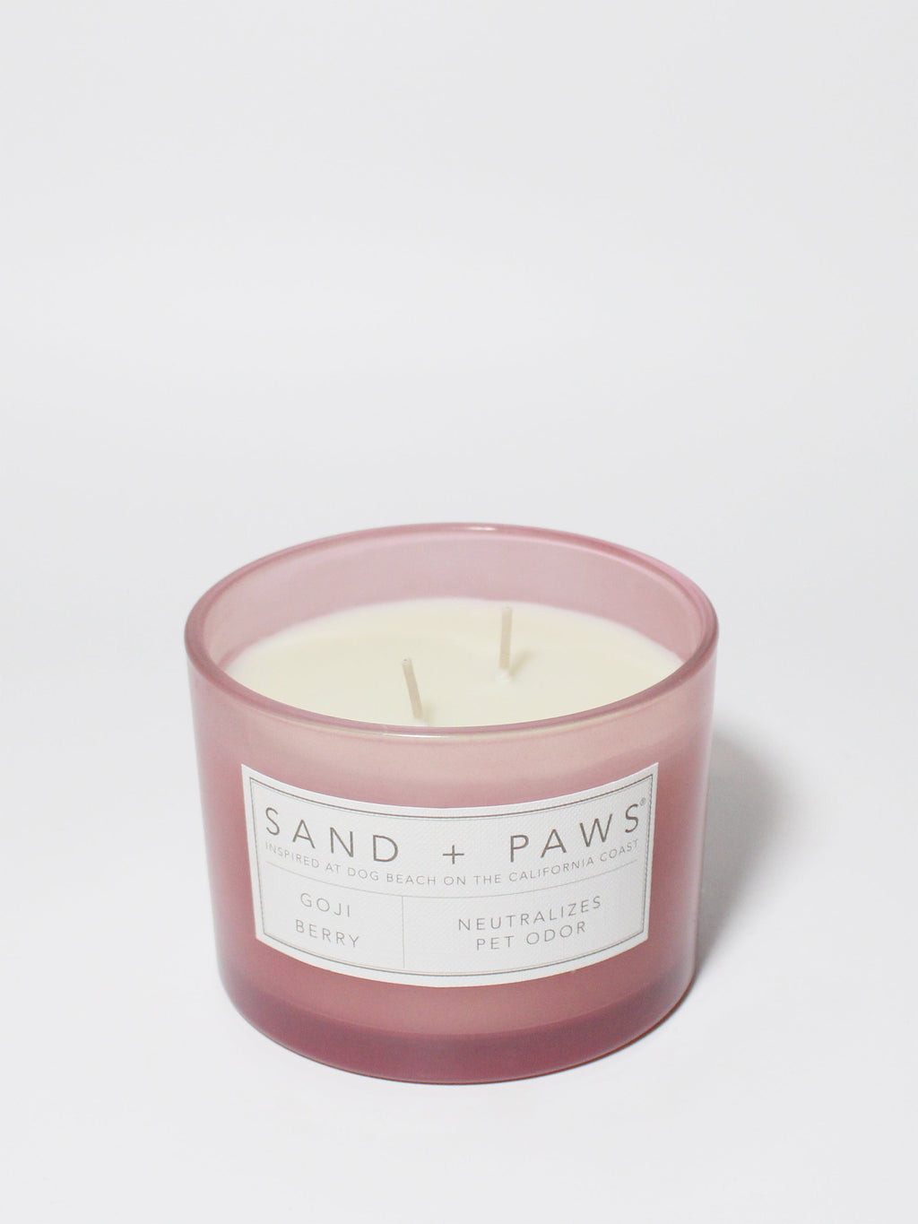 Cozy Sand + Paws Goji Berry 12 oz scented candle