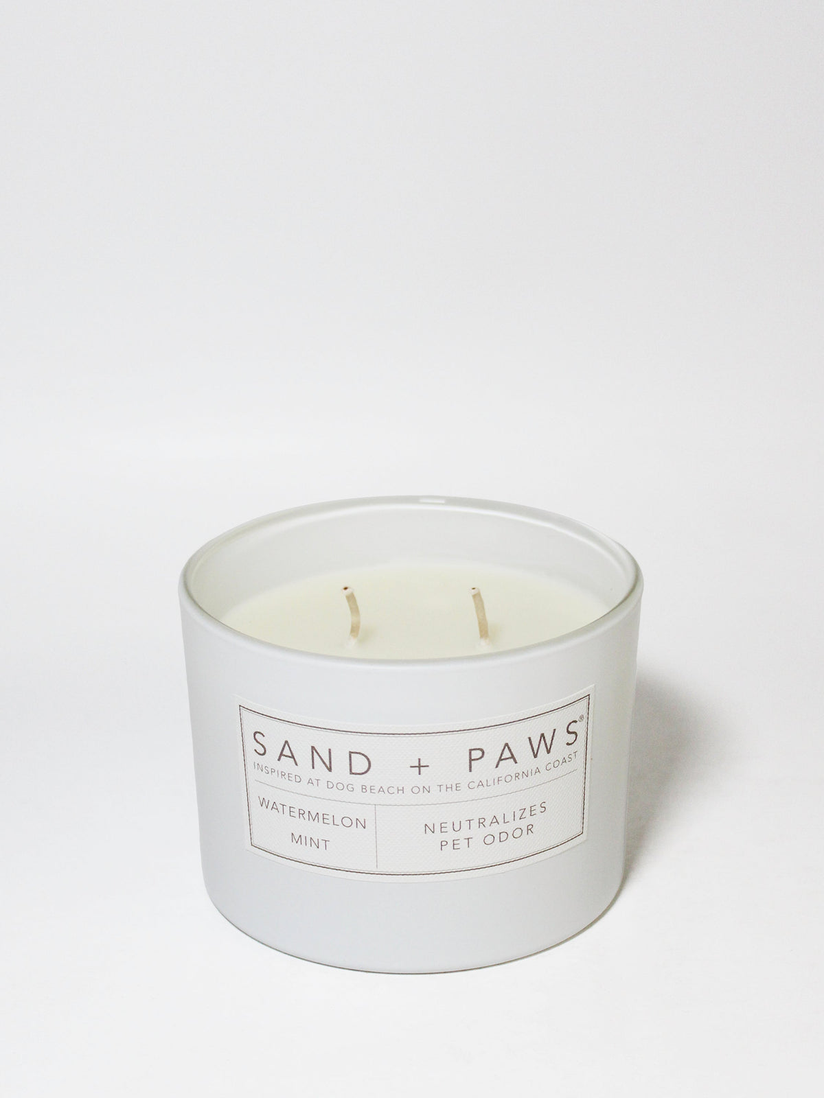 Cozy Sand + Paws Watermelon Mint 12 oz scented candle