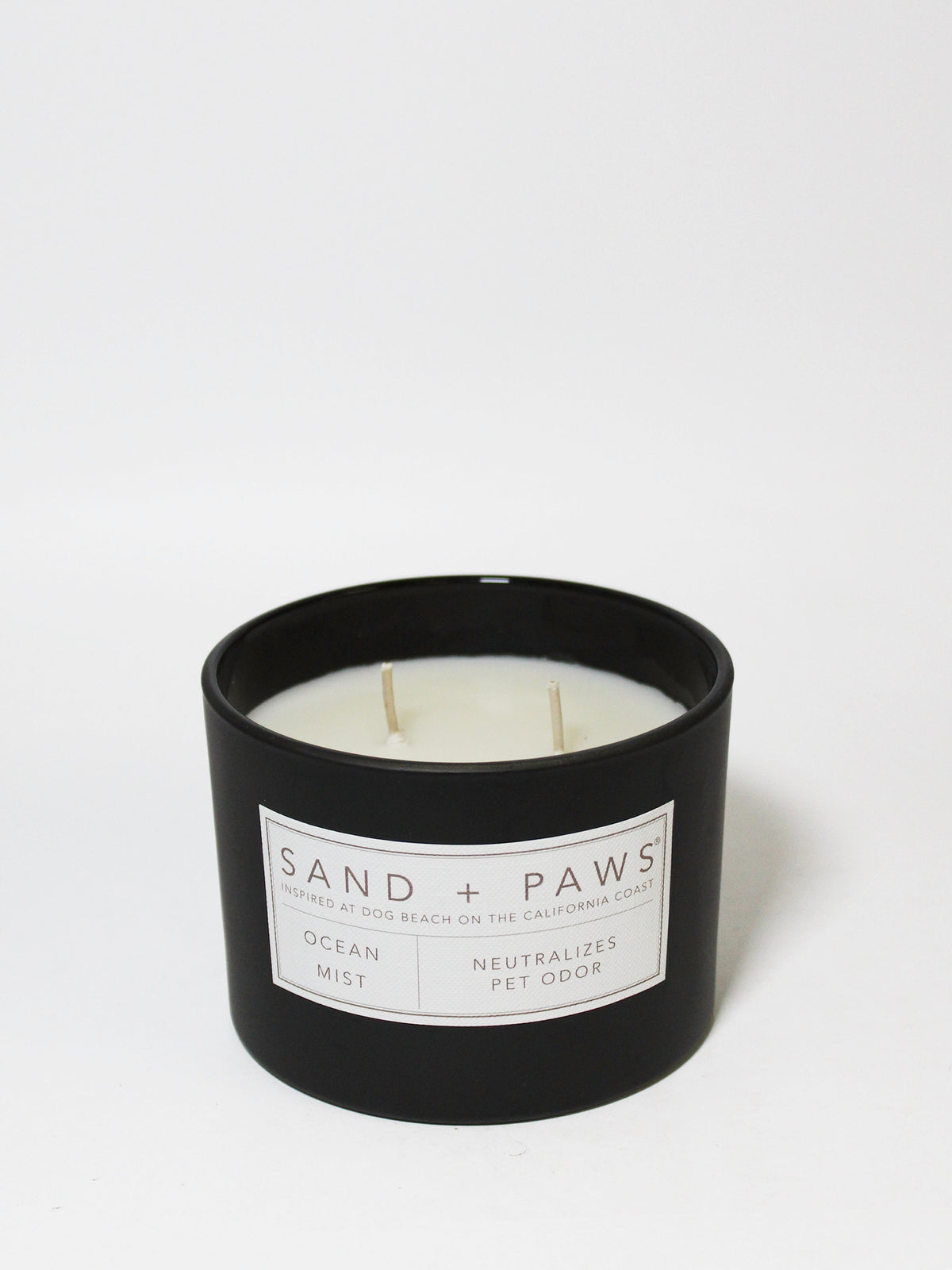 Cozy Sand + Paws Ocean Mist 12 oz scented candle