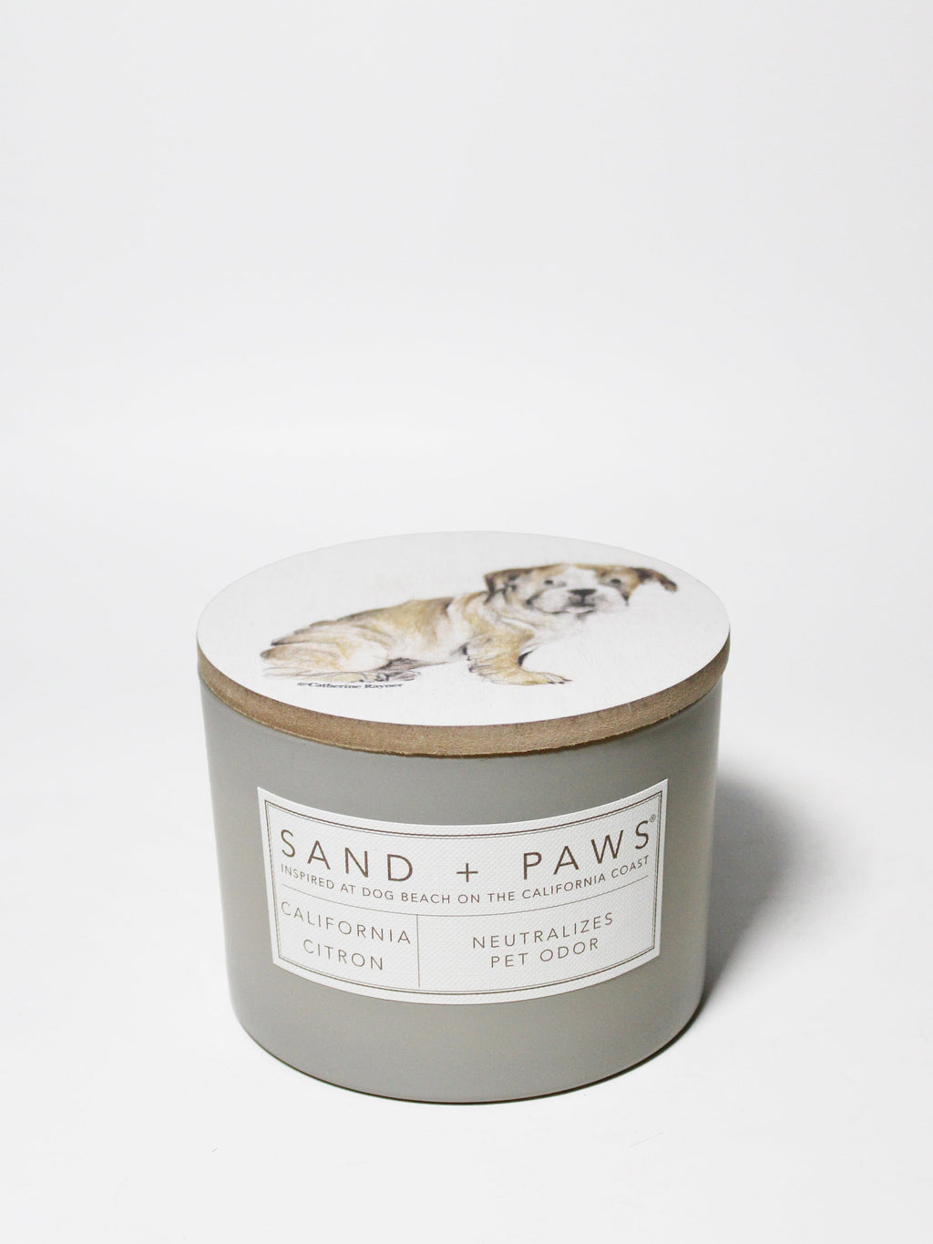 Cozy Sand + Paws California Citron 12 oz scented candle