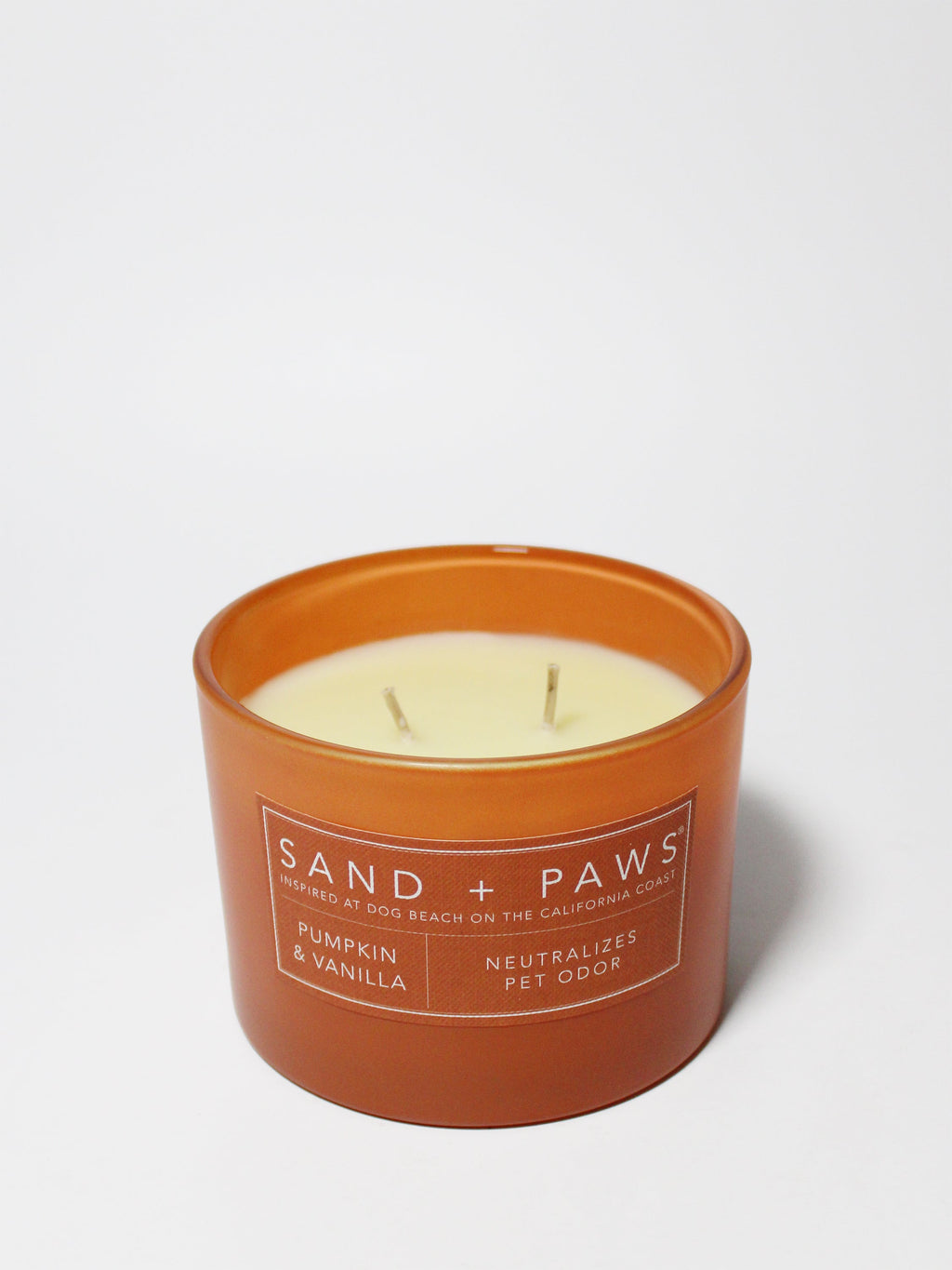 Cozy Sand + Paws Pumpkin & Vanilla 12 oz scented candle