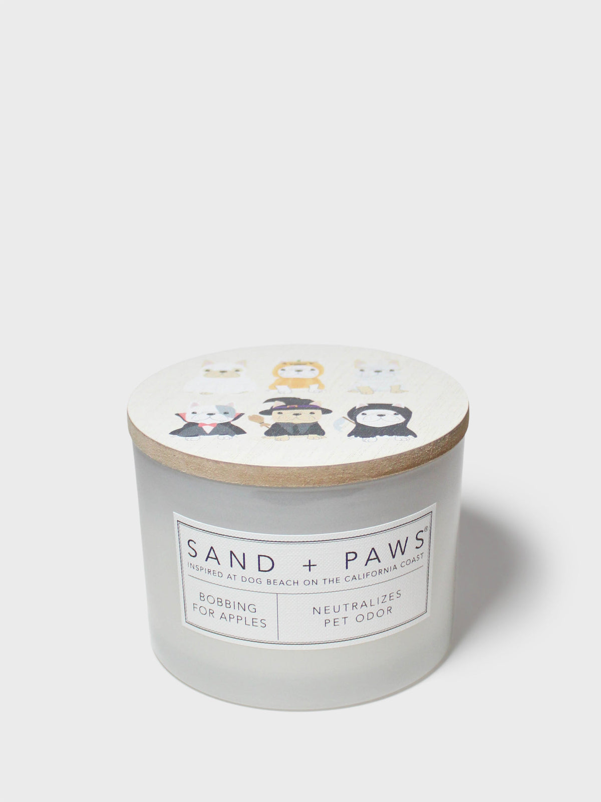 Cozy Sand + Paws Bobbing for Apples 12 oz scented candle