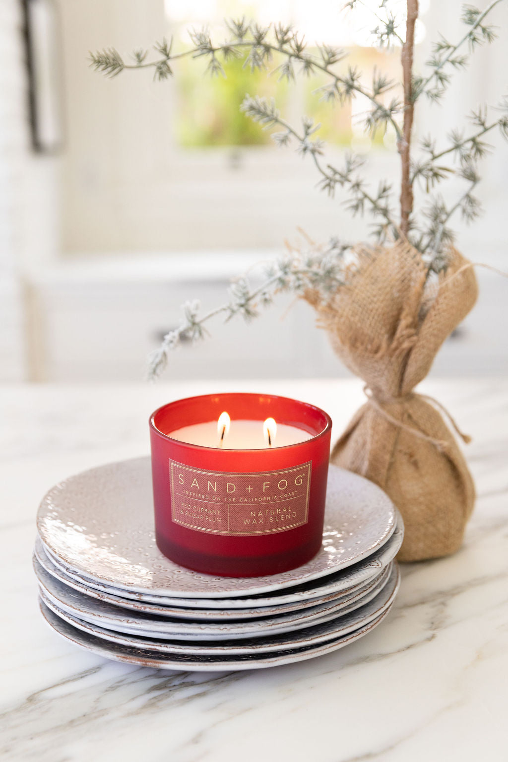 Cozy Red Currant & Sugar Plum 12 oz scented candle