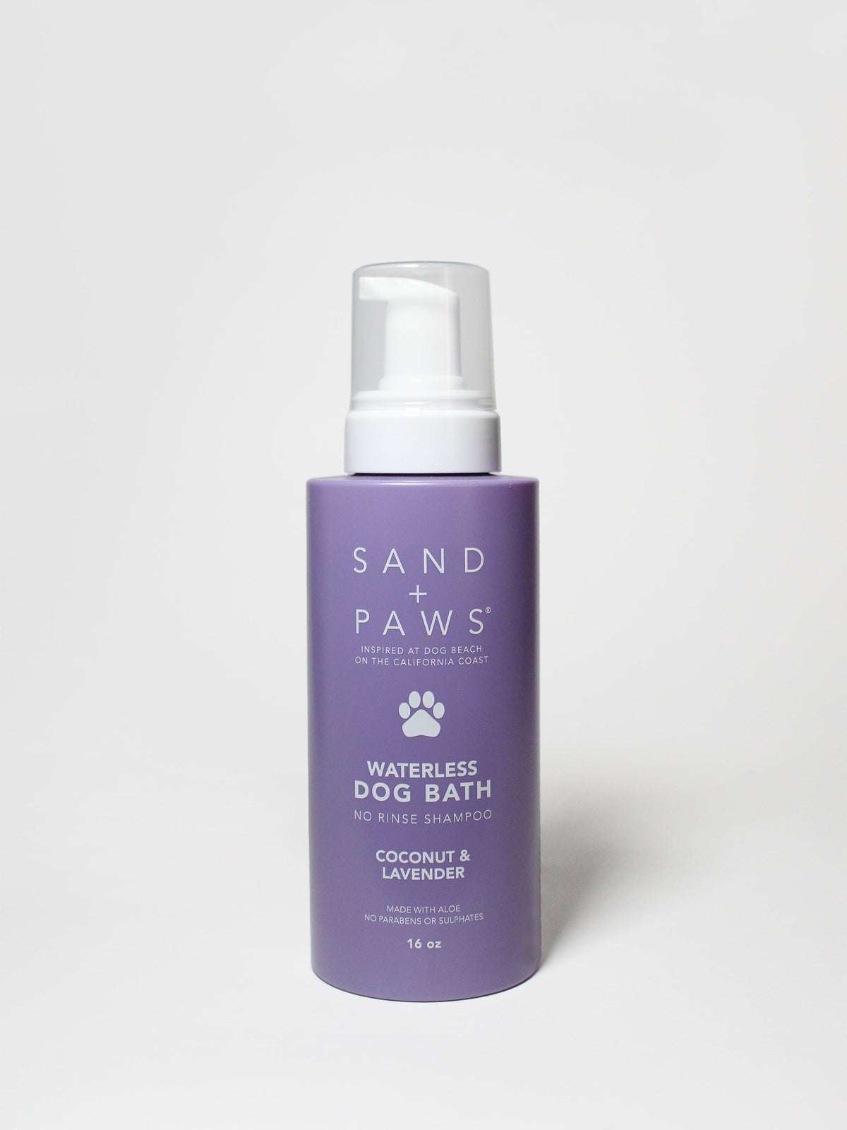 Signature Sand + Paws Waterless Dog Bath - Coconut & Lavender
